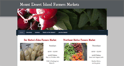 Desktop Screenshot of mdifarmersmarkets.com